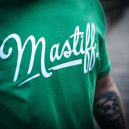 Koszulka męska "BASIC" - zielona, przód
